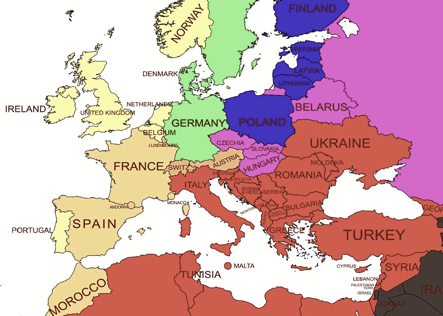 european sea borders maritime trade map